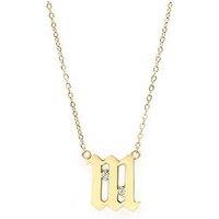 Say It With Angel Number Necklace - Yellow Gold