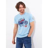 Joe Browns Lucky Wheels T-Shirt - Light Blue