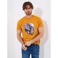 Joe Browns Artisan Elephant T-Shirt - Dark Yellow