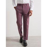 Skopes Beckett Tailored Fit Suit Trousers - Dark Purple
