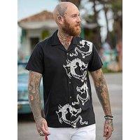Joe Browns Wildside Short Sleeve Shirt - Black