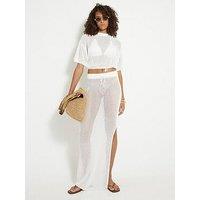 River Island Knit Beach Top - Cream