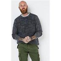 Joe Browns Pit Stop Crew Neck Knitted Jumper - Dark Grey