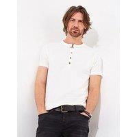 Joe Browns Ready For Anything Cream Henley T-Shirt