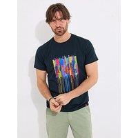 Joe Browns Drippy Jazz T-Shirt - Navy