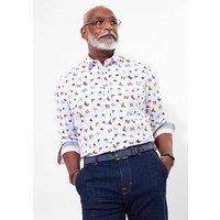 Joe Browns Brilliant Butterfly Long Sleeve Shirt - White