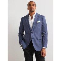 Skopes Padua Tailored Fit Suit Jacket - Blue