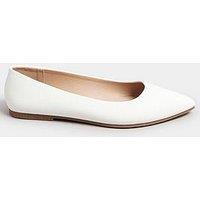 Yours Extra Wide Fit Flat Point Pumps