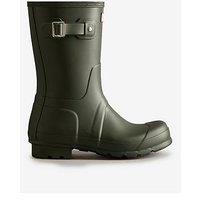 Hunter Mens Original Short Boots - Green