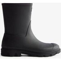 Hunter Mens Downpour Short Boot - Black