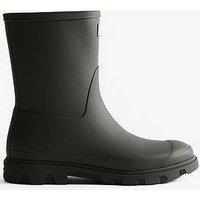 Hunter Mens Downpour Short Boot - Green