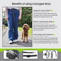 Rosewood Dog Reflective Waist Exercise Lead/Running With Zip Poop Bag Dispenser