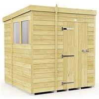 Diy Sheds 6 X 6 Pent Shed Shiplap Pressure Treated