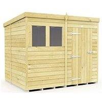 Diy Sheds 8 X 6 Pent Shed Shiplap Pressure Treated