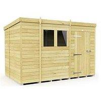 Diy Sheds 10 X 6 Pent Shed Shiplap Pressure Treated