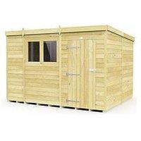 Diy Sheds 10 X 8 Pent Shed Shiplap Pressure Treated