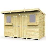Diy Sheds 10 X 6 Pent Summer Shed Shiplap Pressure Treated