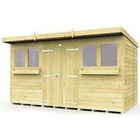 Diy Sheds 12 X 8 Pent Summer Shed Shiplap Pressure Treated