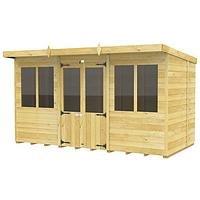Diy Sheds 12 X 8Ft Pent Summer House Shiplap Pressure Treated