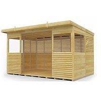 Diy Sheds 12 X 8Ft Shiplap Pressure Treated Bbq/Outdoor Kitchen