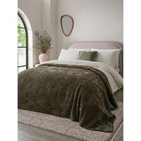Michelle Keegan Home Mk Velvet Stripe Bedspread 165X240