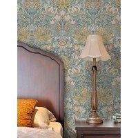Holden Decor Ornamental Floral Wallpaper - Aqua