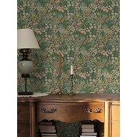 Holden Decor Everbloom Wallpaper - Emerald Green