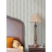 Holden Decor Foliage Stripe Wallpaper - Neutral/Blue