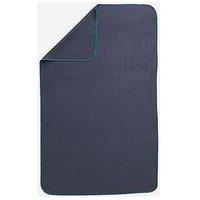 Decathlon Microfibre Swimming Towel Size L 80 X 130 Cm - Striped Dark Blue