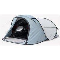 Decathlon Camping Tent 2 Seconds Xl - 2 Person Fresh & Black