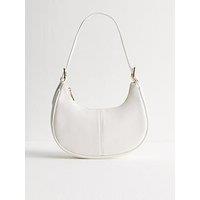 New Look Faux Leather Shoulder Bag - White
