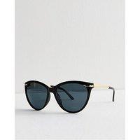 New Look Stockholm Cateye Gold Tip - Black