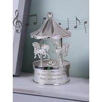 The Personalised Memento Company Personalised Musical Carousel Ornament