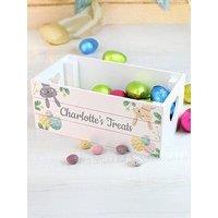The Personalised Memento Company Personalised Easter Egg Hunt Small Wooden Crate