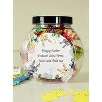 The Personalised Memento Company Personalised Easter Bunny Sweet Jar