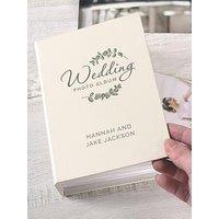 The Personalised Memento Company Personalised Wedding 6X4 Photo Album