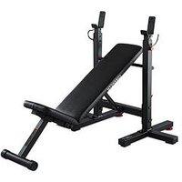 Decathlon Tiltable Weights Bench With Collapsible Pegs - Bench Press Fold