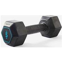 Decathlon 7.5 Kg Cross Training And Weight Training Hexagonal Dumbbell - Black
