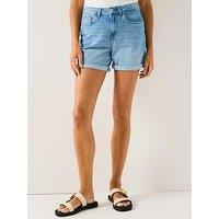 Only Denim Stretch Short - Blue