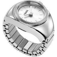 Fossil Women'S Watch Ring Stainless Steel Watch, Es5245