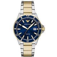 Emporio Armani Men'S World Explorer 3-Hand Date, Stainless Steel Watch Ar11682
