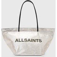 Allsaints Serafina Canvas Tote - Silver