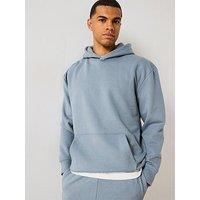 Very Man Heavyweight Relaxed Fit Hoodie - Light Blue