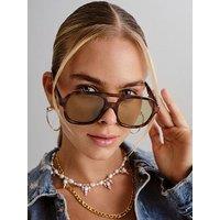 Aire Whirlpool Sunglass - Dark Tort