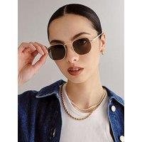 Aire Sagitta Gold Sunglass