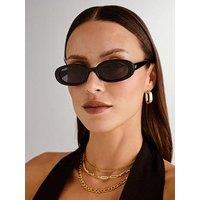 Le Specs Outta Love Black Sunglass