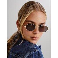 Le Specs Poseidon Deux Gold Sunglass