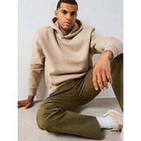 Very Man Heavyweight Relaxed Fit Hoodie - Beige