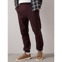 The Very Collection Heavyweight Relaxed Fit Joggers - Burgundy