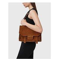 Allsaints Ursa Suede Satchel - Brown